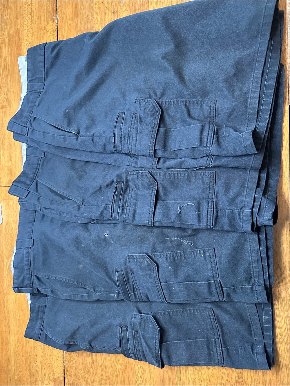 Dickies Men's Black Cargo Shorts with Utility Pockets